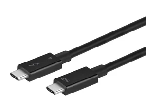 Monoprice Thunderbolt 4 Cable - Intel Certified, 40Gbps, 240 Watts Power Delivery, 8K Ultra HD, 1 Meter, Black Monoprice Thunderbolt 4 Cable - Intel Certified, 40Gbps, 240 Watts Power Delivery, 8K Ultra HD, 1 Meter, Black