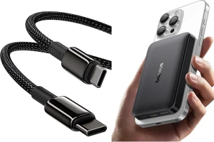 Baseus 100W PD 5A Fast Charging USB C to USB C Cable for MagSafe Portable Charger Baseus 100W PD 5A Fast Charging USB C to USB C Cable for MagSafe Portable Charger