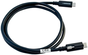 Acroname USB-C USB4 Cable 40Gbps 240W EPR Single Screw Lock 1m Coax 5-Pack Acroname USB-C USB4 Cable 40Gbps 240W EPR Single Screw Lock 1m Coax 5-Pack