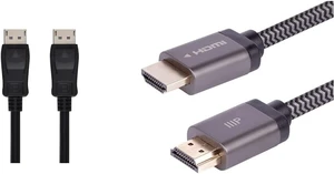 Monoprice 8K DisplayPort 2.0 Cable & 8K Certified Braided Ultra High Speed HDMI 2.1 Cable Monoprice 8K DisplayPort 2.0 Cable & 8K Certified Braided Ultra High Speed HDMI 2.1 Cable