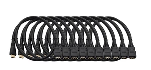 MICRO CONNECTORS 3 Feet HDMI Extension (24AWG) Cable with Ethernet 10-Pack (H2-003EX-10P) MICRO CONNECTORS 3 Feet HDMI Extension (24AWG) Cable with Ethernet 10-Pack (H2-003EX-10P)