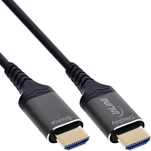Inline HDMI AOC Cable Ultra High Speed HDMI 2.1 Fibre Optic Cable for 8K 60Hz 4K 240Hz, Aluminium Connector, ARC eARC HDR, Gold-Plated, 15 m, 17915X Inline HDMI AOC Cable Ultra High Speed HDMI 2.1 Fibre Optic Cable for 8K 60Hz 4K 240Hz, Aluminium Connector, ARC eARC HDR, Gold-Plated, 15 m, 17915X