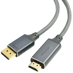 KabelDirekt DisplayPort to HDMI Cable, Adapter 10ft 4K/60Hz, Gray KabelDirekt DisplayPort to HDMI Cable, Adapter 10ft 4K/60Hz, Gray