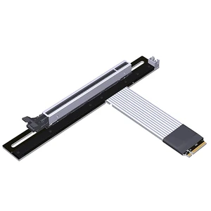 JMT ADT-K43D M.2 NGFF NVMe Key M to PCI-E x16 Extension Cable SATA Power Cable PCIe4.0 x4 High Speed for STX Motherboard Graphics Card GPU (K43DP,15CM) JMT ADT-K43D M.2 NGFF NVMe Key M to PCI-E x16 Extension Cable SATA Power Cable PCIe4.0 x4 High Speed for STX Motherboard Graphics Card GPU (K43DP,15CM)