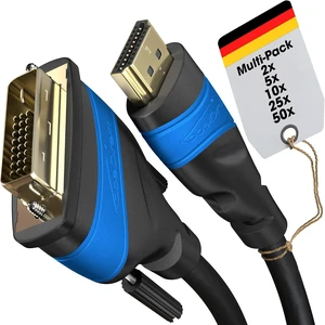 KabelDirekt HDMI DVI Adapter Cable 2x10ft KabelDirekt HDMI DVI Adapter Cable 2x10ft