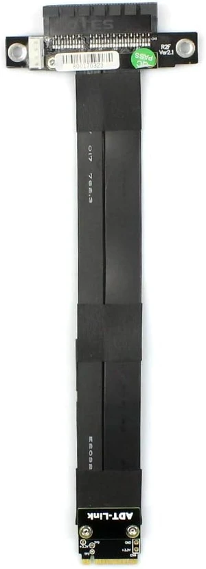 JMT ADT-R42 Series PCI-E 4X to M.2 NGFF NVMe M Key 2280 Riser Card 32G/BPS PCIe 3.0 x4 High Speed M2 Key-M PCI-Express Extension Cable (R42SF 30CM) JMT ADT-R42 Series PCI-E 4X to M.2 NGFF NVMe M Key 2280 Riser Card 32G/BPS PCIe 3.0 x4 High Speed M2 Key-M PCI-Express Extension Cable (R42SF 30CM)