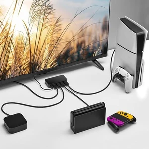 INSIGNIA TV, Monitor & Display Adapters 4K Ultra HD, 60W Power Delivery, USB 3.0 5Gbps Compatible with MacBook, iPad, Chromebook, Windows Laptops (3-Port HDMI Switch) INSIGNIA TV, Monitor & Display Adapters 4K Ultra HD, 60W Power Delivery, USB 3.0 5Gbps Compatible with MacBook, iPad, Chromebook, Windows Laptops (3-Port HDMI Switch)