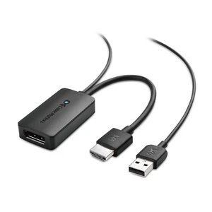 Cable Matters HDMI to DisplayPort Adapter, HDMI 2.0 to DP 1.2, 4K@60Hz Cable Matters HDMI to DisplayPort Adapter, HDMI 2.0 to DP 1.2, 4K@60Hz