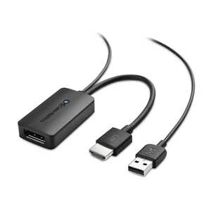 Cable Matters HDMI to DisplayPort Adapter, HDMI 2.0 to DP 1.2, 4K@60Hz Cable Matters HDMI to DisplayPort Adapter, HDMI 2.0 to DP 1.2, 4K@60Hz