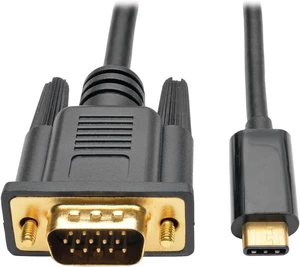 Tripp Lite USB 3.1 Gen 1 USB-C to VGA Adapter Converter Cable 1920 x 1200 1080p M/M 16ft 16' (U444-016-V) Tripp Lite USB 3.1 Gen 1 USB-C to VGA Adapter Converter Cable 1920 x 1200 1080p M/M 16ft 16' (U444-016-V)