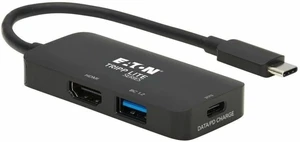 Tripp Lite USB-C Multiport Adapter, HDMI 4K, USB-A 3.1 Gen 1, USB-C PD 3.0 with PD 100W Charging, HDR, USB-C Adapter (U444-06N-H4UBC2) Tripp Lite USB-C Multiport Adapter, HDMI 4K, USB-A 3.1 Gen 1, USB-C PD 3.0 with PD 100W Charging, HDR, USB-C Adapter (U444-06N-H4UBC2)