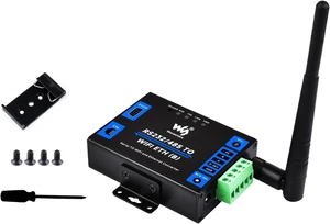 RS232/485 to WiFi Ethernet Serial Server Converter, Modbus Gateway, MQTT Gateway, Support Serial to WIFI, Serial to Ethernet, Ethernet to WIFI, Serial to HTTPD Client etc. DC 6~36V Power Supply RS232/485 to WiFi Ethernet Serial Server Converter, Modbus Gateway, MQTT Gateway, Support Serial to WIFI, Serial to Ethernet, Ethernet to WIFI, Serial to HTTPD Client etc. DC 6~36V Power Supply