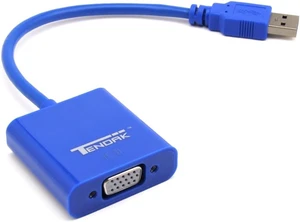 Tendak USB 3.0 to VGA Cable Video Graphic Card Display External Adapter for Windows 7 8 Tendak USB 3.0 to VGA Cable Video Graphic Card Display External Adapter for Windows 7 8