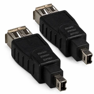 SANOXY Cables and Adapters; 4 Pack of IEEE 1394a FireWire 6-pin Female to 4-pin Male Adapter SANOXY Cables and Adapters; 4 Pack of IEEE 1394a FireWire 6-pin Female to 4-pin Male Adapter