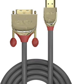 LINDY 3m HDMI to DVI-D Cable, Gold Line LINDY 3m HDMI to DVI-D Cable, Gold Line