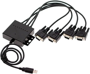 USB 4-Port Serial Adapter/USB 2.0 Quad Port Serial DB9 RS-232 USB 4-Port Serial Adapter/USB 2.0 Quad Port Serial DB9 RS-232