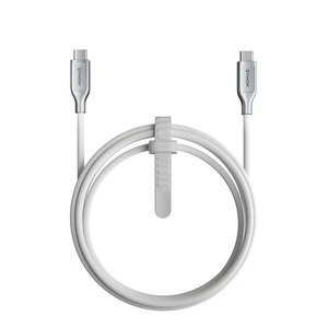 NOMAD USB-C Cable 1.5M White V3, USB-C to USB-C Built with Kevlar, Charging Cable USB C, USB Type C Cable Fast Charging NOMAD USB-C Cable 1.5M White V3, USB-C to USB-C Built with Kevlar, Charging Cable USB C, USB Type C Cable Fast Charging