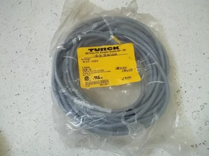 TURCK RK 4.5T-10/S618 10 Meter Length, 5 Wire, CORDSET, Drain NOT Connected, FOIL Shield & Drain Wire, M12 EUROFAST, Nickel Plated Brass Coupling, NO LEDs, Single Ended, Standard Plug Body, STRAIG TURCK RK 4.5T-10/S618 10 Meter Length, 5 Wire, CORDSET, Drain NOT Connected, FOIL Shield & Drain Wire, M12 EUROFAST, Nickel Plated Brass Coupling, NO LEDs, Single Ended, Standard Plug Body, STRAIG