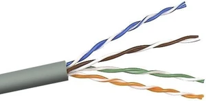 Belkin Cat5e Stranded Bulk Ethernet Cable, 1000ft Spool, 4-Pair 24AWG Belkin Cat5e Stranded Bulk Ethernet Cable, 1000ft Spool, 4-Pair 24AWG