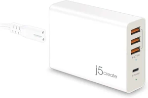 j5create 63W 4-Port PD Super Charger Station with USB-C and USB-A j5create 63W 4-Port PD Super Charger Station with USB-C and USB-A