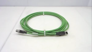 BECKHOFF ZK1090-6191-0050 4-PIN, 5.00 M, 8-PIN, D-Coded RJ45, ETHERCAT/ETHERNET Cable, Flex, M12, Male, Plug, PUR, Straight BECKHOFF ZK1090-6191-0050 4-PIN, 5.00 M, 8-PIN, D-Coded RJ45, ETHERCAT/ETHERNET Cable, Flex, M12, Male, Plug, PUR, Straight
