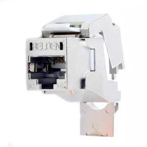 BELDEN AX104562 1.5 Ampere, 1000 Volt RMS, Metal, Modular Connector Jack, Shielded BELDEN AX104562 1.5 Ampere, 1000 Volt RMS, Metal, Modular Connector Jack, Shielded