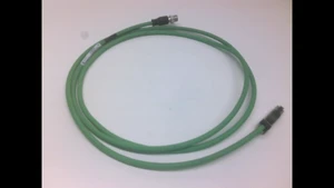 Keyence Corp OP-87457 RJ-45, M12, 4 PIN, ETHERNET Cable, 2 Meter Cable Keyence Corp OP-87457 RJ-45, M12, 4 PIN, ETHERNET Cable, 2 Meter Cable