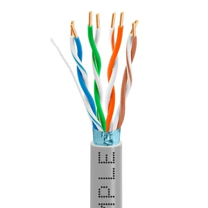 Gray Cat5e Shielded Ethernet Cable 1000ft Gray Cat5e Shielded Ethernet Cable 1000ft