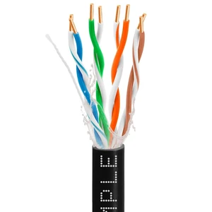 1000ft Cat5e Outdoor Ethernet Cable Black 1000ft Cat5e Outdoor Ethernet Cable Black