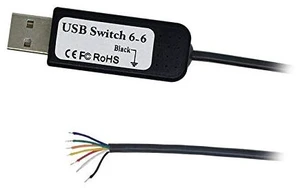 DIY Switch Cord,USB Switch Cable Connect 6pcs Different Pedals,can Customize Different line Length(USB Switch6_6) (6 Cable) DIY Switch Cord,USB Switch Cable Connect 6pcs Different Pedals,can Customize Different line Length(USB Switch6_6) (6 Cable)