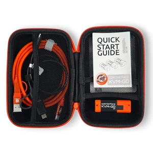 KVM-GO Portable USB KVM Switch DisplayPort Toolkit, BIOS Access, Keyboard Mouse Control, microSD File Transfer for Workstations and Servers KVM-GO Portable USB KVM Switch DisplayPort Toolkit, BIOS Access, Keyboard Mouse Control, microSD File Transfer for Workstations and Servers