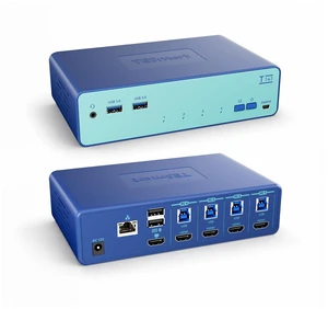 4K@60Hz HDMI KVM Switch 4 Computers 1 Monitor EDID USB 3.0 RJ45 4K@60Hz HDMI KVM Switch 4 Computers 1 Monitor EDID USB 3.0 RJ45