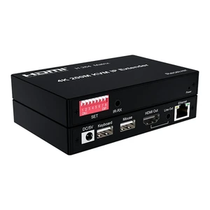 4K 200M HDMI KVM IP Extender Over Cat5e/Cat6 Ethernet Cable, H.264 HDMI Matrix Extender Many-to-Many, Support Mouse Keyboard Control for PC/TV 4K 200M HDMI KVM IP Extender Over Cat5e/Cat6 Ethernet Cable, H.264 HDMI Matrix Extender Many-to-Many, Support Mouse Keyboard Control for PC/TV