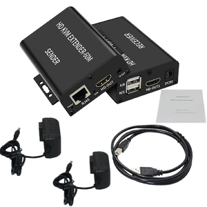 1080P USB HDTV KVM Extender Sender with Dual HDTV Out Over Rj45 Ethernet Cable 1080P USB HDTV KVM Extender Sender with Dual HDTV Out Over Rj45 Ethernet Cable