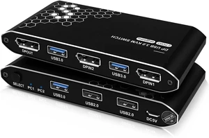 USB Charger Station, KVM Switch, 2 Ports, 4K Resolution At 60 Hz USB Charger Station, KVM Switch, 2 Ports, 4K Resolution At 60 Hz