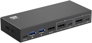 KVM Switcher for Computers KVM Switcher 2 in 1 Out USB3.0 Port for Mouse Monitors Keyboards Accessories KVM Switcher for Computers KVM Switcher 2 in 1 Out USB3.0 Port for Mouse Monitors Keyboards Accessories