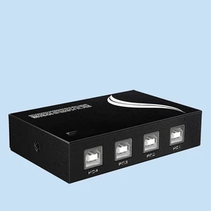 4 Port Computer Synchronizer - KVM Switch/Distributor/Controller, USB Keyboard Mouse Sync Controller, Plug and Play, DNF Multi-Open Game Control Synchronizer 4 Port Computer Synchronizer - KVM Switch/Distributor/Controller, USB Keyboard Mouse Sync Controller, Plug and Play, DNF Multi-Open Game Control Synchronizer