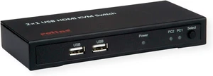 ROLINE KVM Switch, HDMI 4K, USB, 1 User - 2 PC ROLINE KVM Switch, HDMI 4K, USB, 1 User - 2 PC