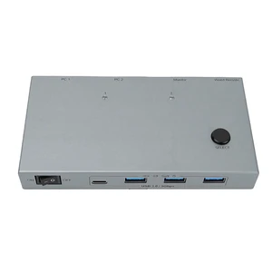 Naroote USB C KVM Switch for 2 Laptops, Dual Display 4K 60Hz Naroote USB C KVM Switch for 2 Laptops, Dual Display 4K 60Hz