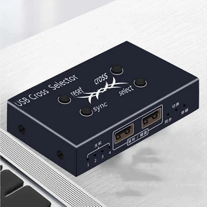 2/4 Ports USB Computer Synchronizer - DNF Game Control Synchronizer, Multi-Open KVM Switch/Distributor, USB Keyboard and Mouse Synchronization Controller, Plug and Play 2/4 Ports USB Computer Synchronizer - DNF Game Control Synchronizer, Multi-Open KVM Switch/Distributor, USB Keyboard and Mouse Synchronization Controller, Plug and Play