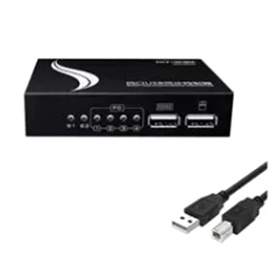 4/8 Port Computer Synchronizer - USB Synchronizer/Sharer, DNF Brush Gold Keyboard and Mouse Synchronizer, for Game Tudios, Security/Stock Market Surveillance, Offices 4/8 Port Computer Synchronizer - USB Synchronizer/Sharer, DNF Brush Gold Keyboard and Mouse Synchronizer, for Game Tudios, Security/Stock Market Surveillance, Offices