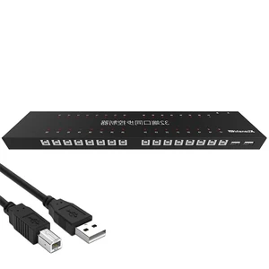 4/8/16/32 Port Computer Synchronizer - USB Synchronizer/Sharer, DNF Brush Gold Keyboard Mouse Sync Controller, for Game Tudios, Security/Stock Market Surveillance, Offices 4/8/16/32 Port Computer Synchronizer - USB Synchronizer/Sharer, DNF Brush Gold Keyboard Mouse Sync Controller, for Game Tudios, Security/Stock Market Surveillance, Offices