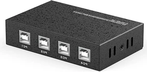 4/8 Port USB Switch/Distributor - Multi-Device Game Controller & Keyboard Mouse Sync Hub, Plug and Play for Studios, Security, Offices, Easy Setup, High-Speed Data Transfer 4/8 Port USB Switch/Distributor - Multi-Device Game Controller & Keyboard Mouse Sync Hub, Plug and Play for Studios, Security, Offices, Easy Setup, High-Speed Data Transfer