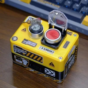 Wireless Desktop Power Button for PC (Laptop Incompatible), Atomic Nuclear Bomb Rocket Launch, Big Red Button (Yellow) Wireless Desktop Power Button for PC (Laptop Incompatible), Atomic Nuclear Bomb Rocket Launch, Big Red Button (Yellow)