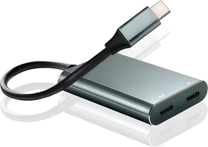 XREA L Hub Adapter, USB-C to Glasses Charging Adapter, 65W PD Charging & 4K@60Hz Output Compatible Switch 2/1, PS5, Mac, Laptops, Phone 17/16/15, for XR EAL Rokid Viture Ray Neo AR Glasses XREA L Hub Adapter, USB-C to Glasses Charging Adapter, 65W PD Charging & 4K@60Hz Output Compatible Switch 2/1, PS5, Mac, Laptops, Phone 17/16/15, for XR EAL Rokid Viture Ray Neo AR Glasses