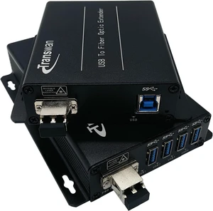 4 Ports USB 3.2 Over Single-Mode Fiber Optic Extender to 250 Meters, 5 Gbps Supperspeed Compatible with USB 2.0/USB 1.1 (BY-USB-805DF(with 2 x LC Fiber Connector)) 4 Ports USB 3.2 Over Single-Mode Fiber Optic Extender to 250 Meters, 5 Gbps Supperspeed Compatible with USB 2.0/USB 1.1 (BY-USB-805DF(with 2 x LC Fiber Connector))