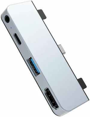 Hyper - HyperDrive 4-in-1 USB C Hub for iPad Pro - 3.5mm Audio Jack, USB-C Power Delivery, USB-A 3.0, 4K30Hz HDMI - Space Gray Hyper - HyperDrive 4-in-1 USB C Hub for iPad Pro - 3.5mm Audio Jack, USB-C Power Delivery, USB-A 3.0, 4K30Hz HDMI - Space Gray