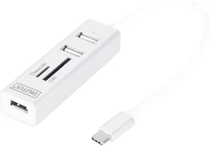 DIGITUS USB Type-C Adapter Cable and HUB White White DIGITUS USB Type-C Adapter Cable and HUB White White