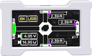 Fabater 8K USB C Hub Docking Station with IPS Full Color Screen (Silver) Fabater 8K USB C Hub Docking Station with IPS Full Color Screen (Silver)