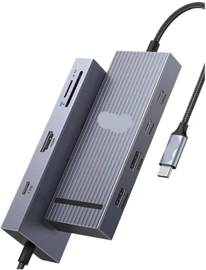 USB HUB 8-in-1 Ty/pe-C to 4K60Hz HDMI USB-A&C 3.2 10Gbps USB HUB 8-in-1 Ty/pe-C to 4K60Hz HDMI USB-A&C 3.2 10Gbps
